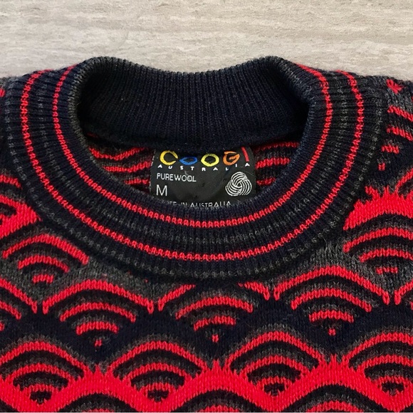 COOGI Sweaters Vintage Coogi Australia Mens Sweater Medium Art Deco